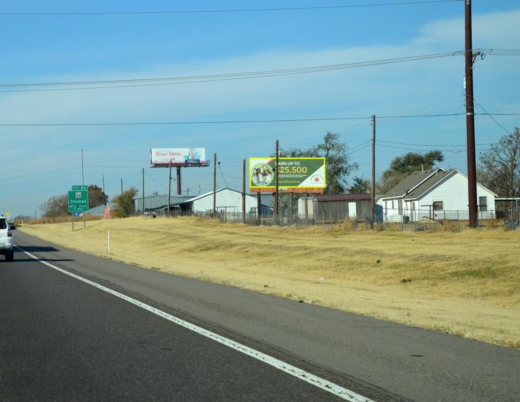 Photo of a billboard in Weatherford