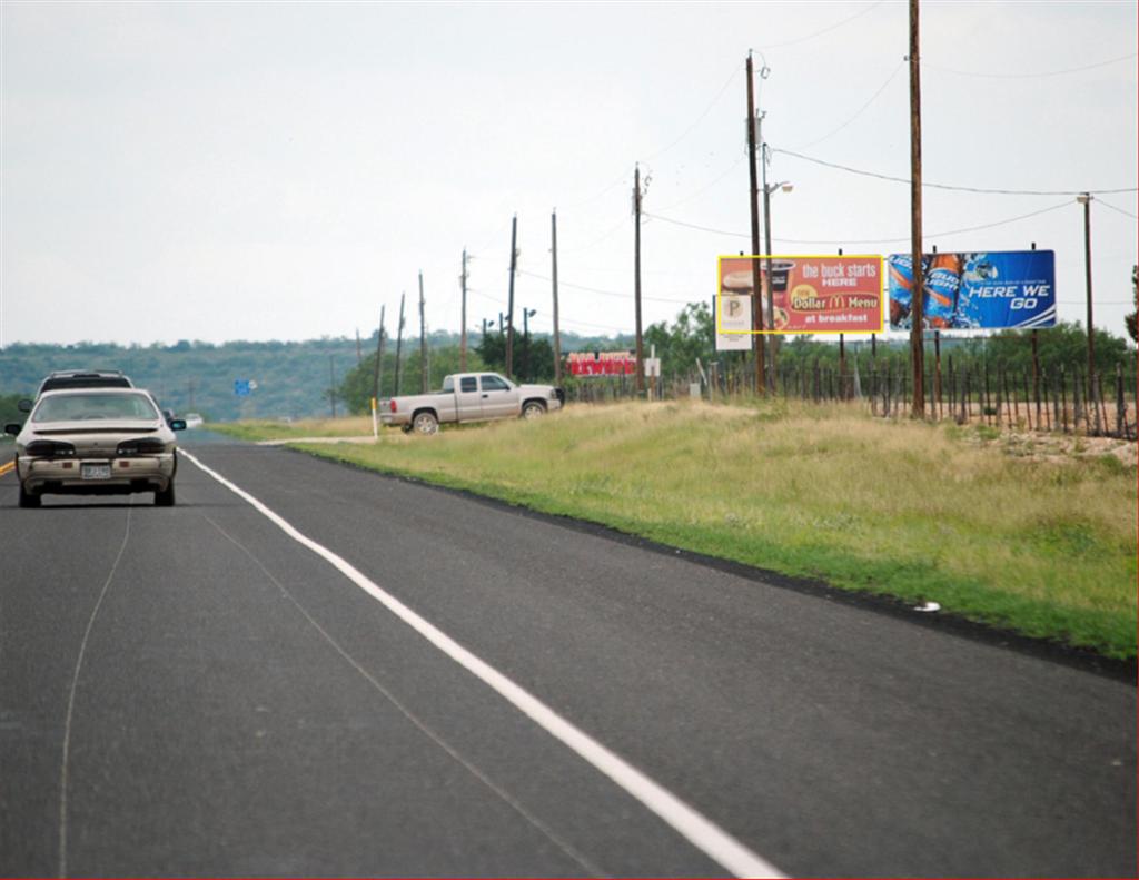 Photo of a billboard in Christoval