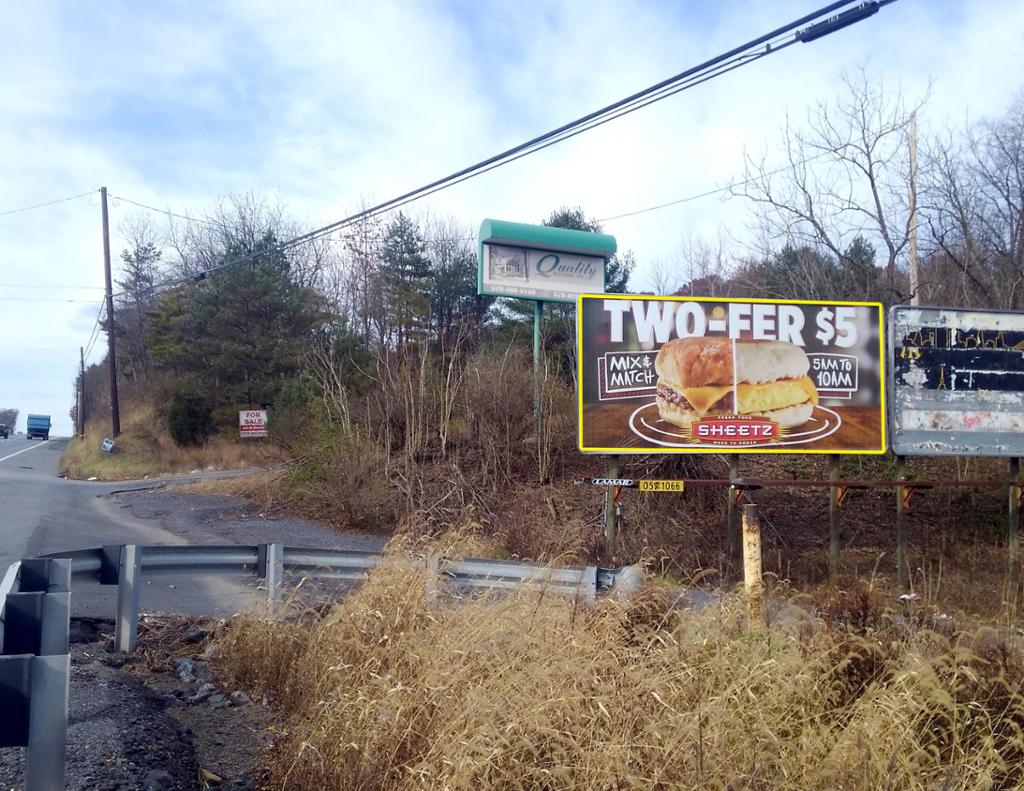 Photo of a billboard in Tuscarora