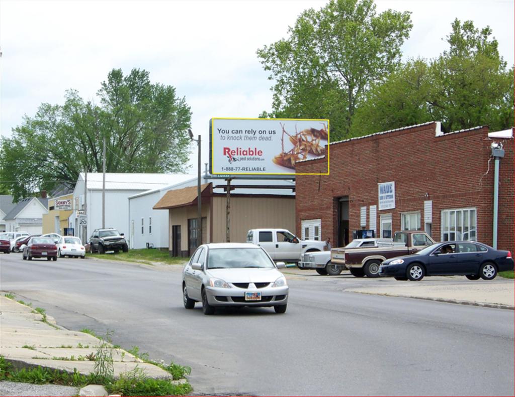 Photo of an outdoor ad in Kirksville