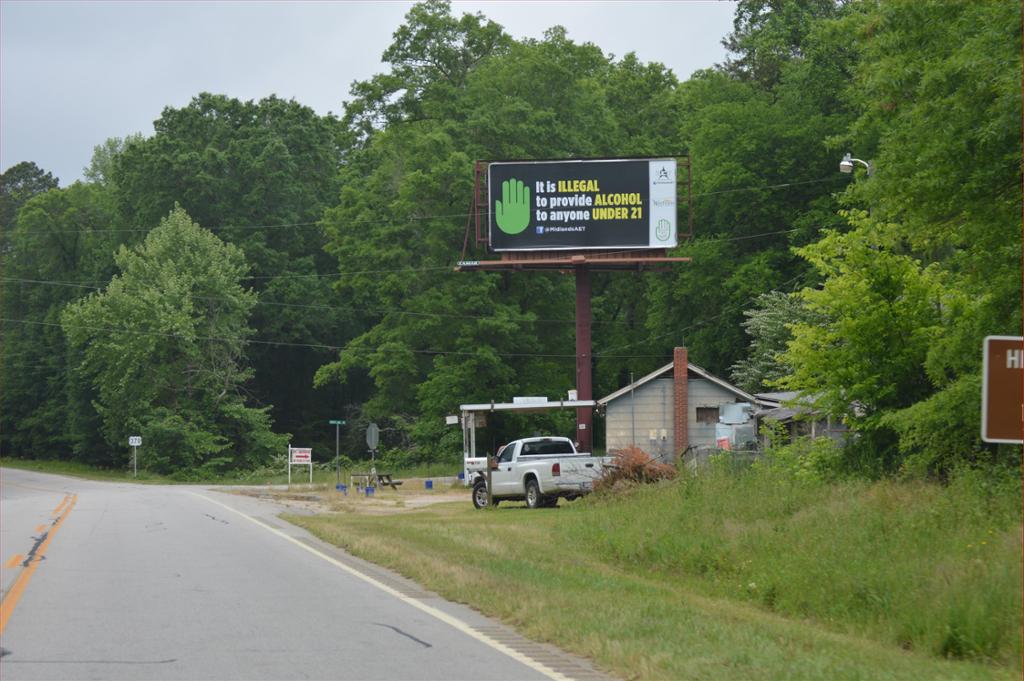 Photo of a billboard in Parksville