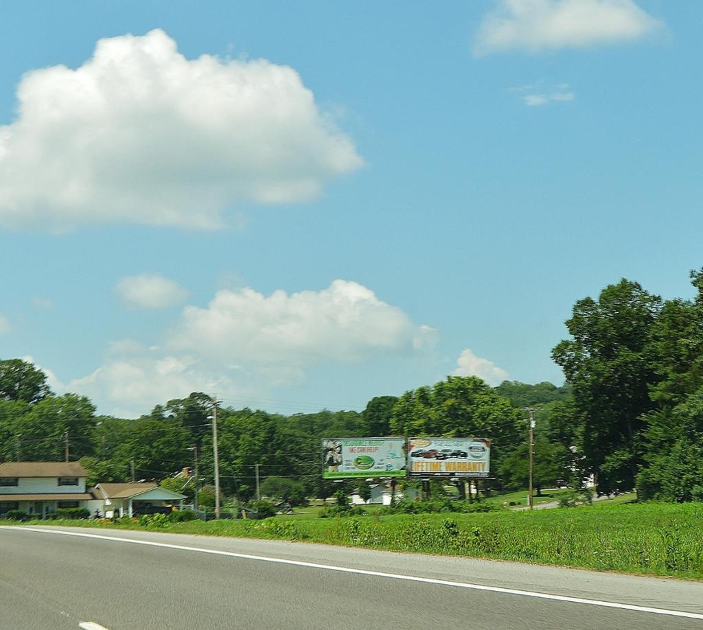 Photo of a billboard in Oliver Springs