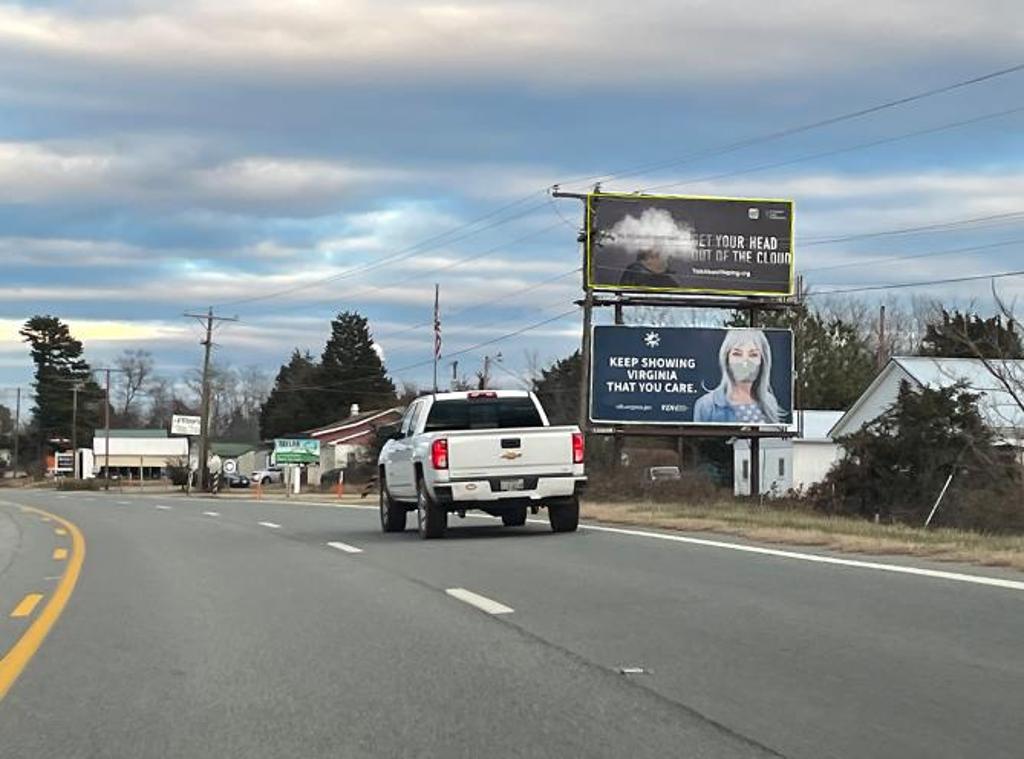 Photo of a billboard in Burkeville