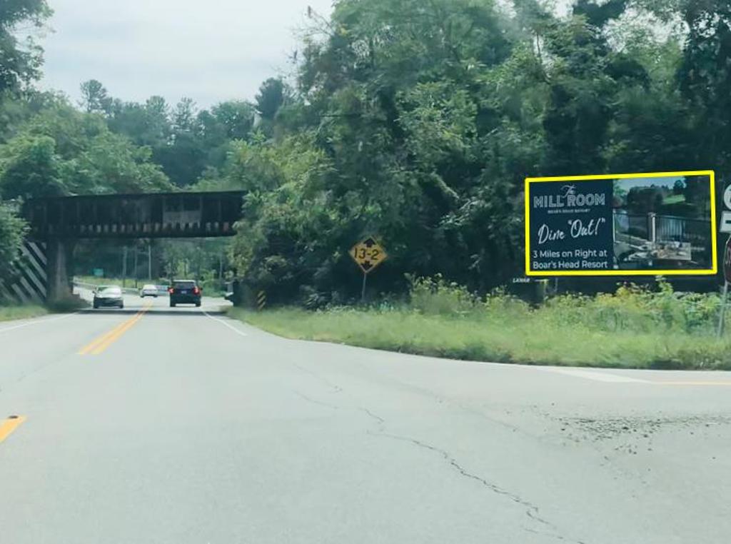 Photo of a billboard in White Hall