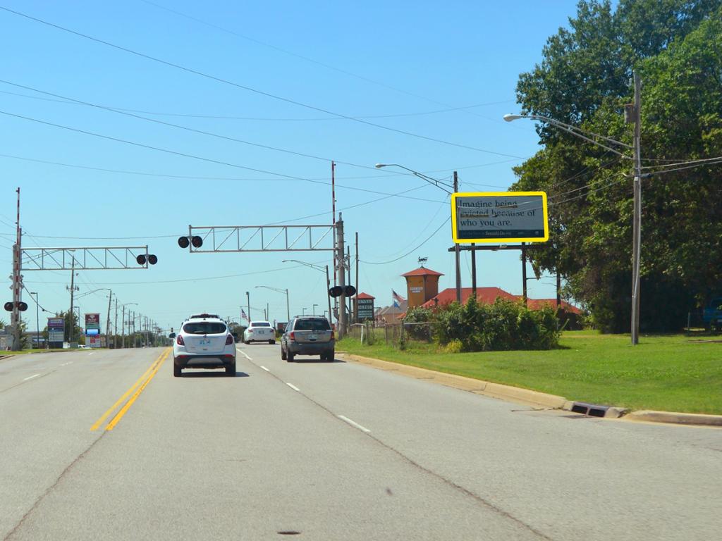 Photo of an outdoor ad in Broken Arrow