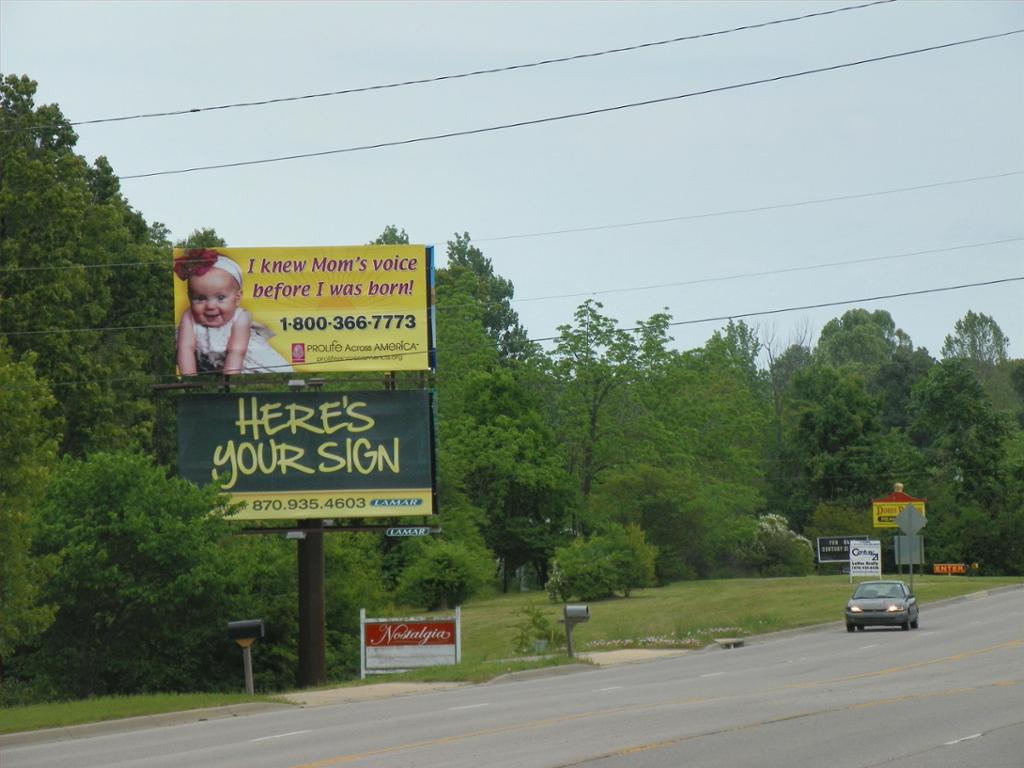 Photo of a billboard in Clarkridge