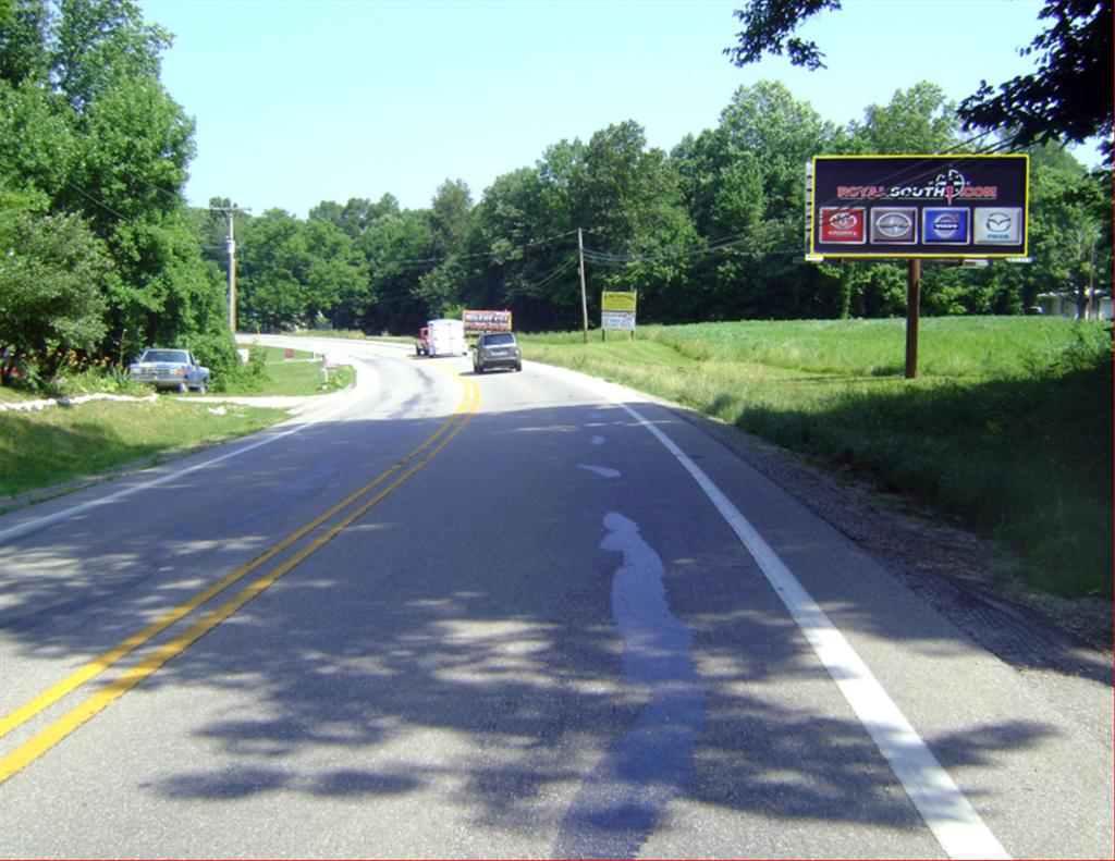 Photo of a billboard in Helmsburg