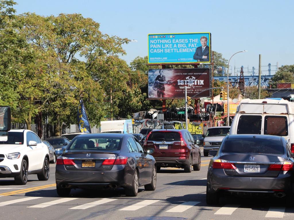 Photo of a billboard in The Bronx