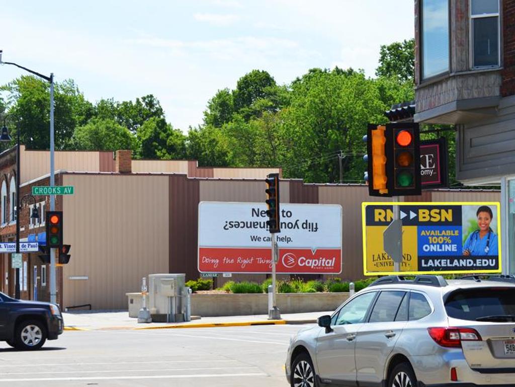 Photo of a billboard in Kaukauna