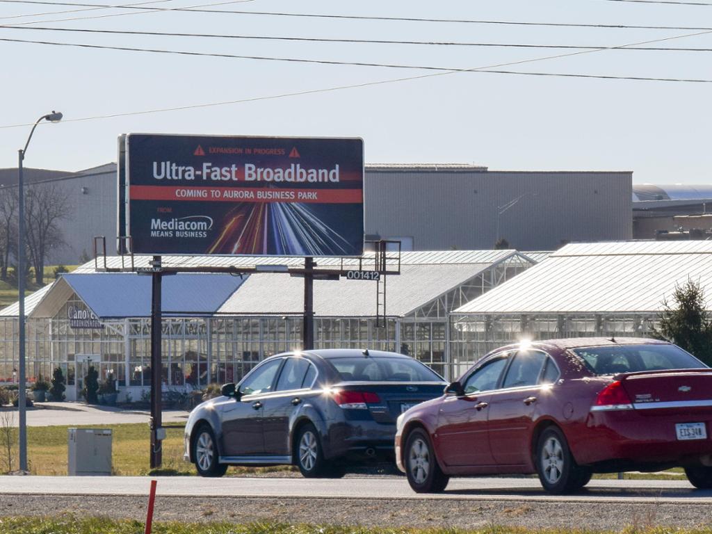 Photo of a billboard in Dallas Center