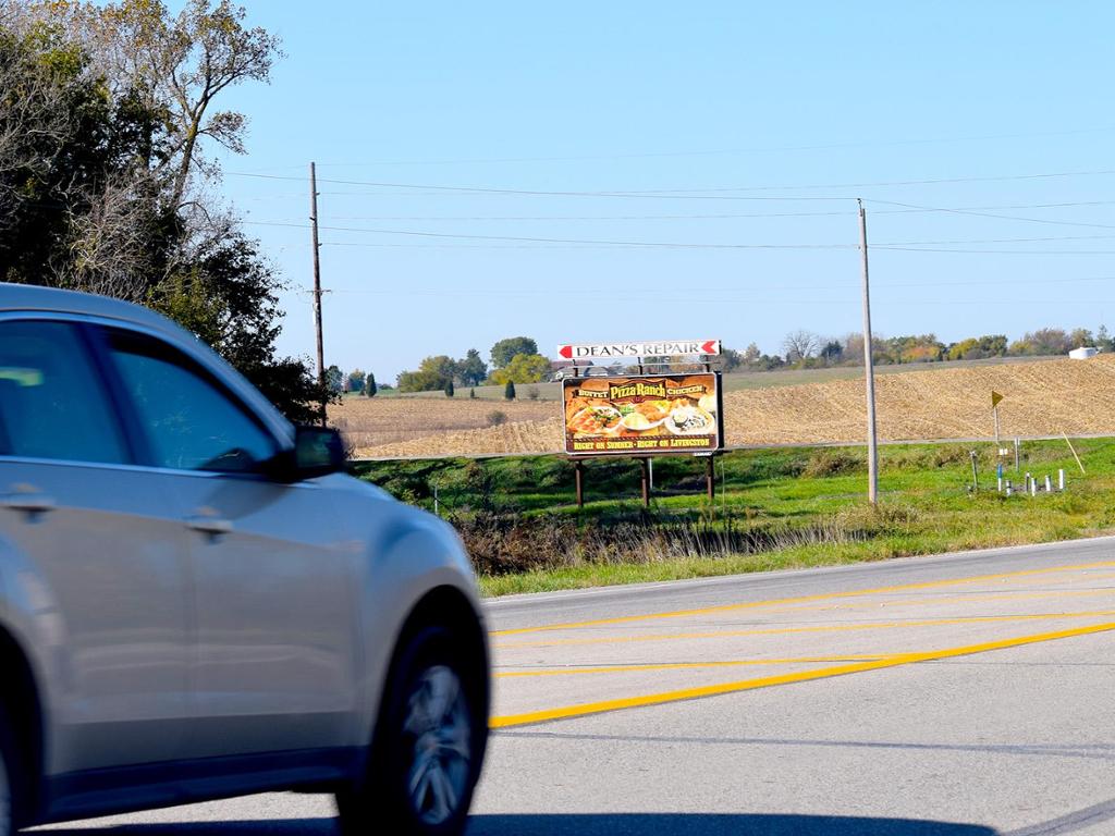 Photo of a billboard in Lamoni