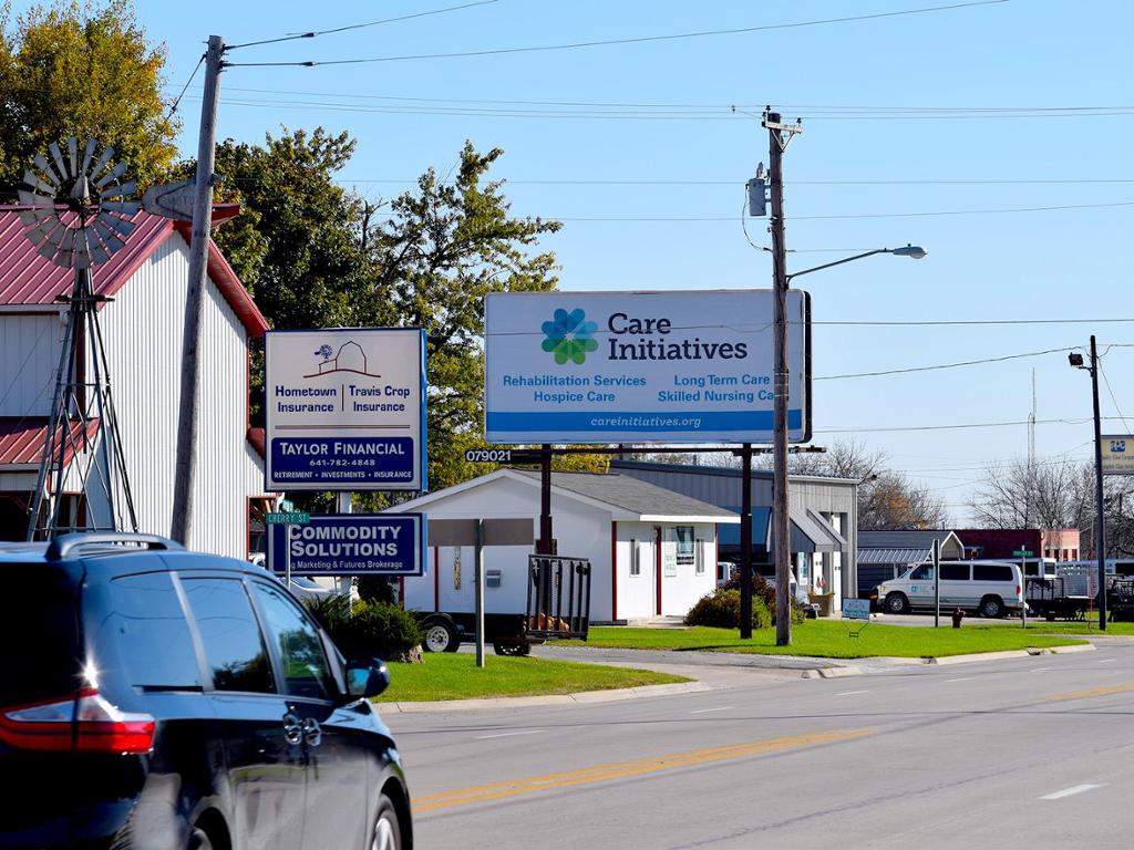 Photo of a billboard in Creston