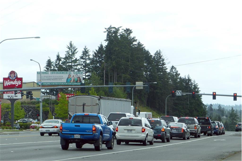 Photo of a billboard in Orting