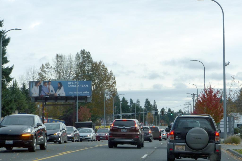 Photo of an outdoor ad in Kirkland