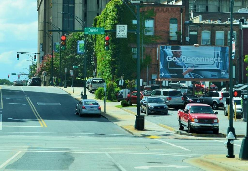 Photo of an outdoor ad in Greensboro