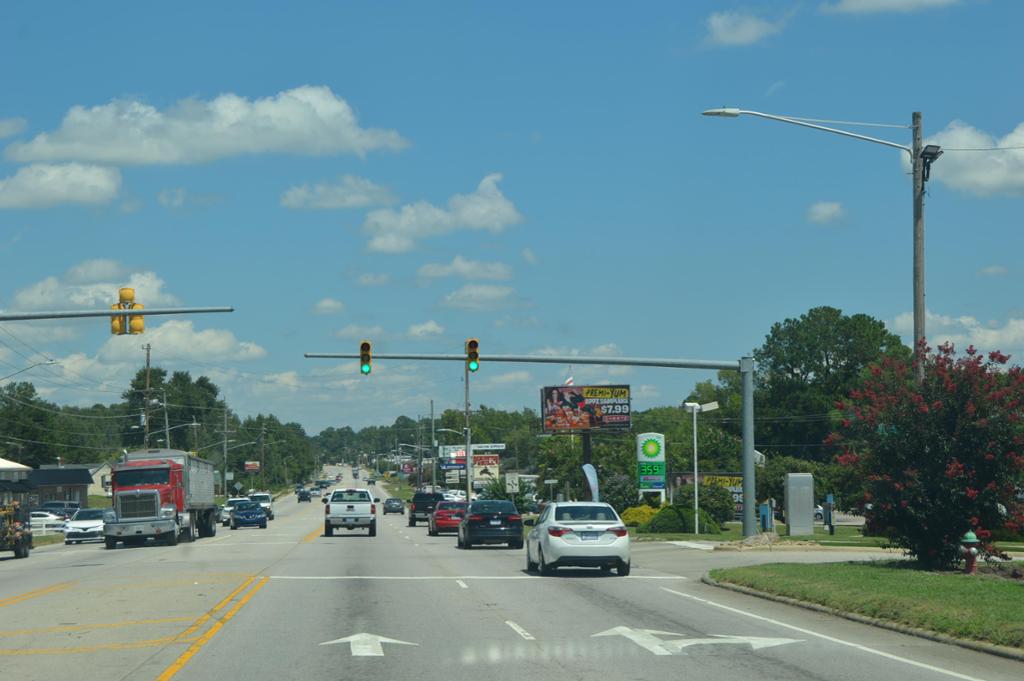 Photo of a billboard in Louisburg