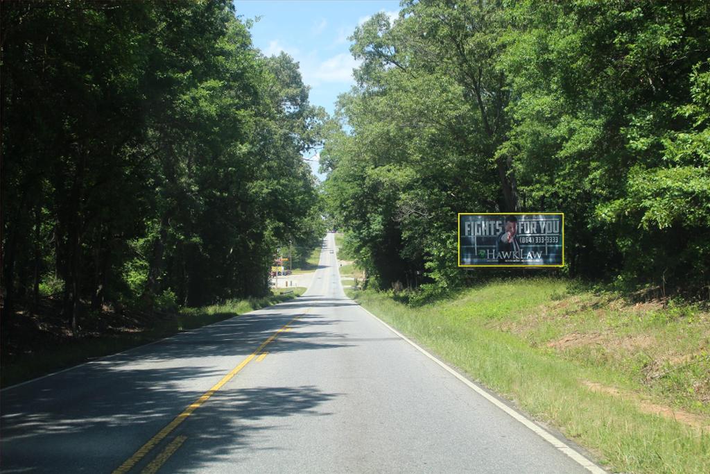 Photo of a billboard in Pelzer