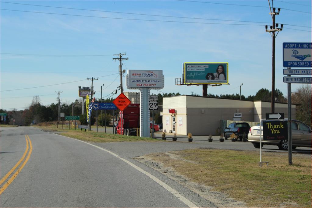 Photo of a billboard in Blacksburg