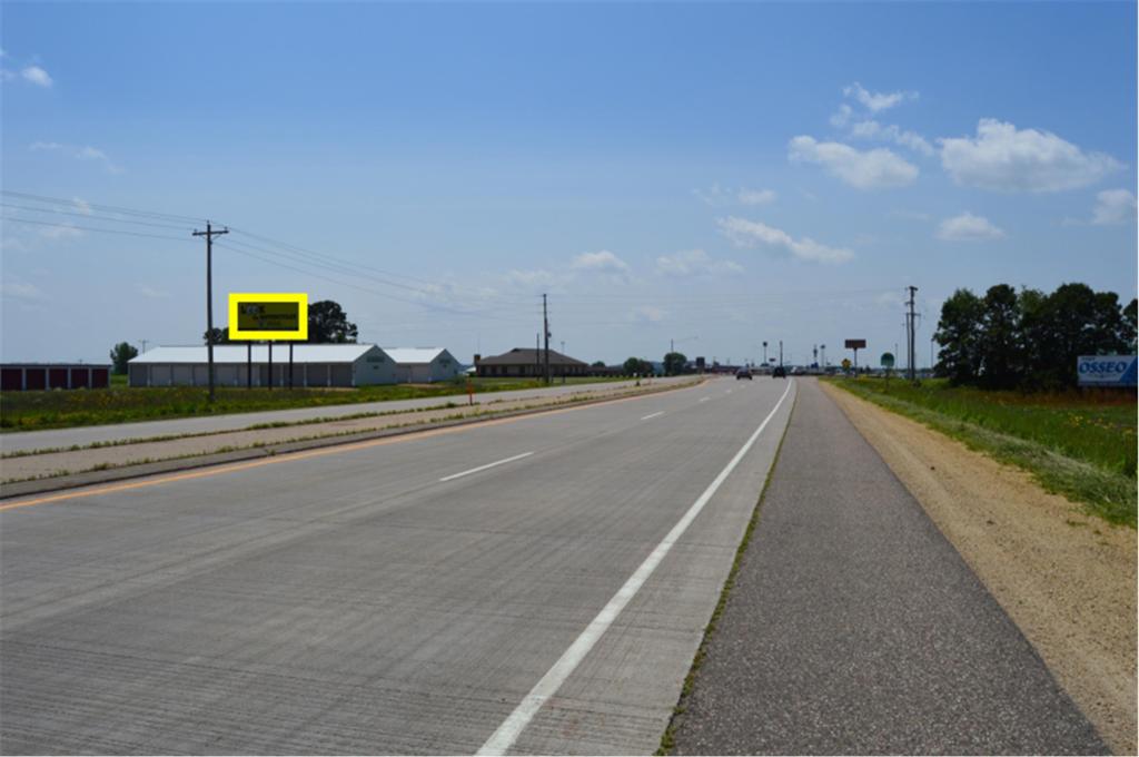 Photo of a billboard in Alma Center