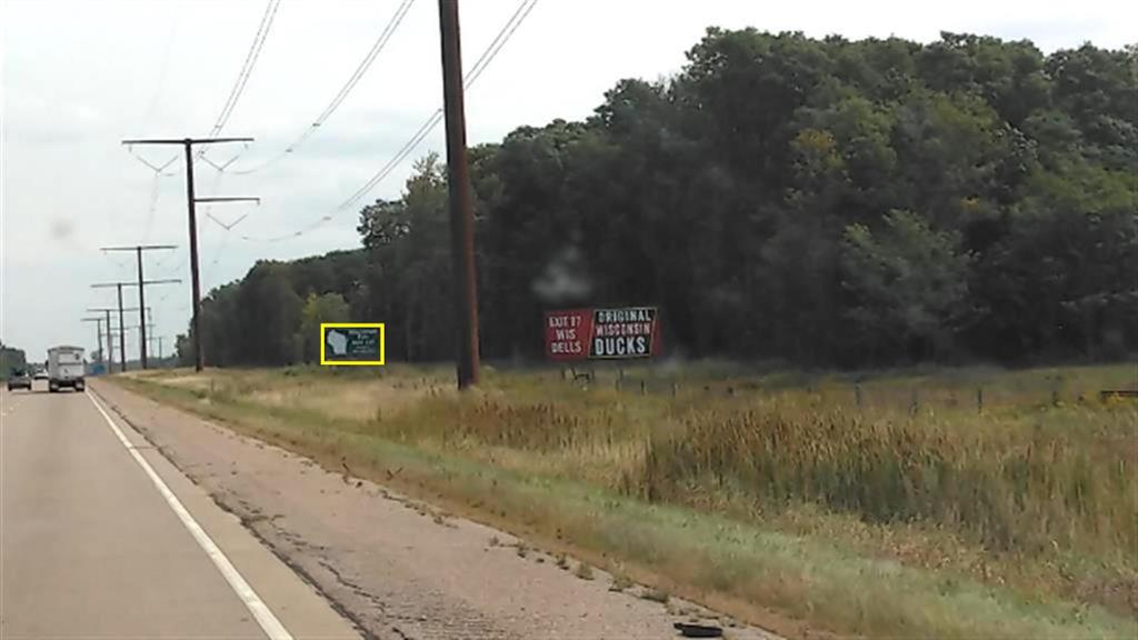 Photo of a billboard in Camp Douglas