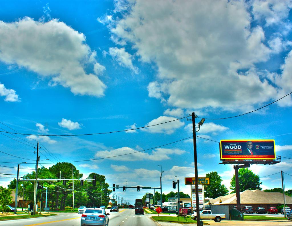 Photo of a billboard in Fayetteville