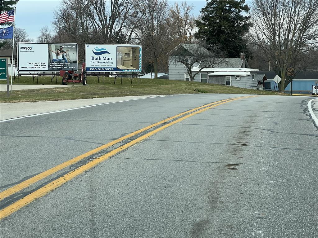 Photo of a billboard in Wolcottville