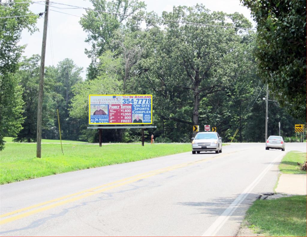 Photo of a billboard in Lineville