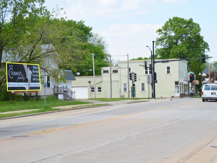 Photo of an outdoor ad in Oshkosh