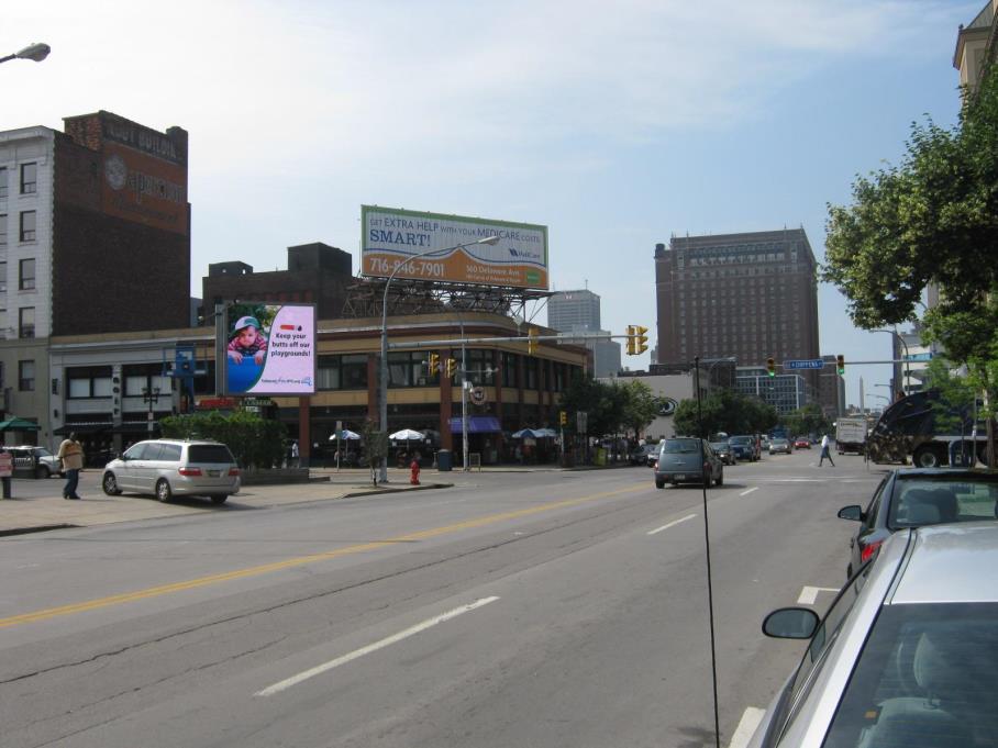 Photo of an outdoor ad in Buffalo