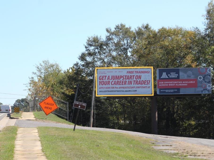 Photo of a billboard in Eutaw