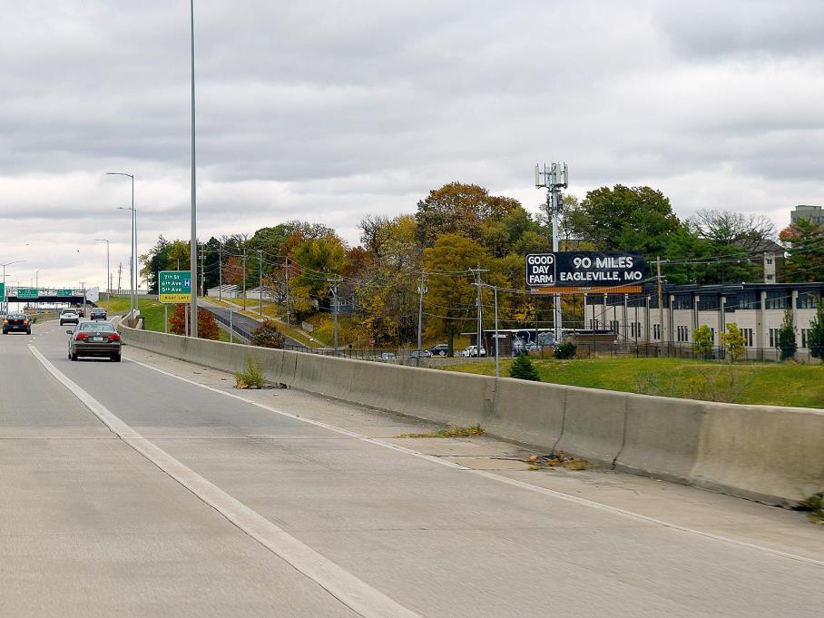 Photo of an outdoor ad in Des Moines
