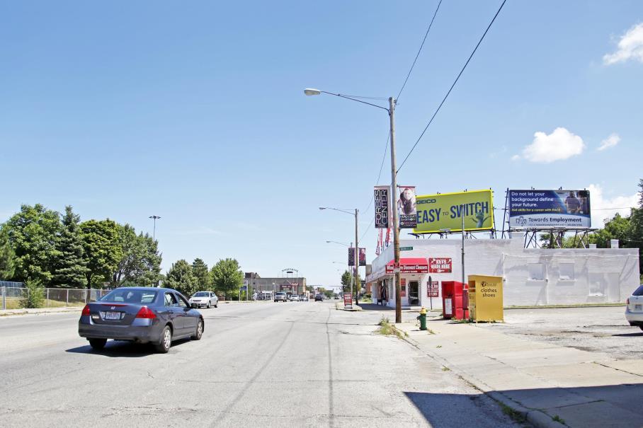 Photo of an outdoor ad in Cleveland Heights