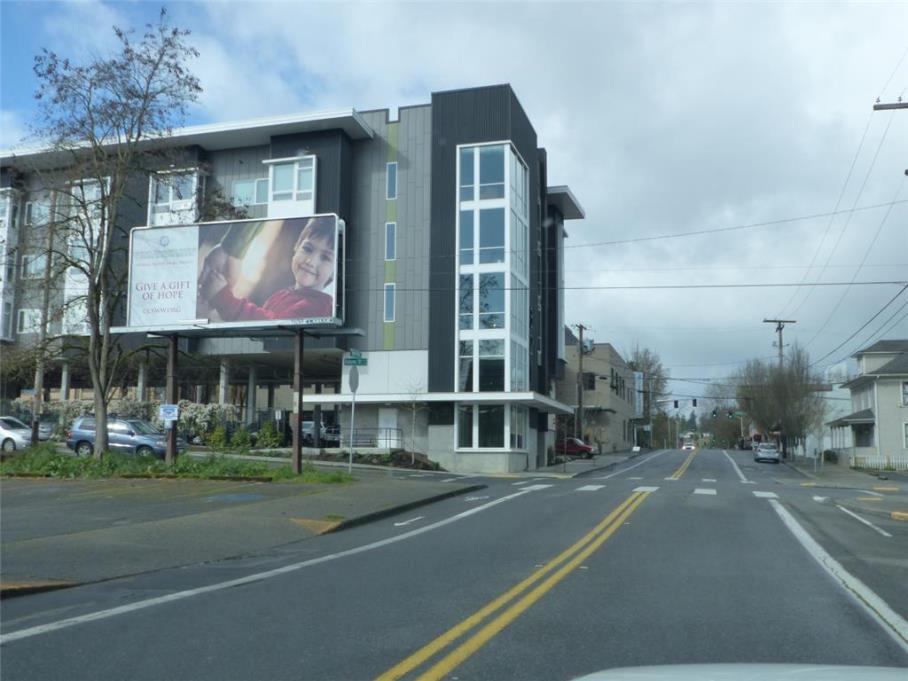 Photo of an outdoor ad in Olympia