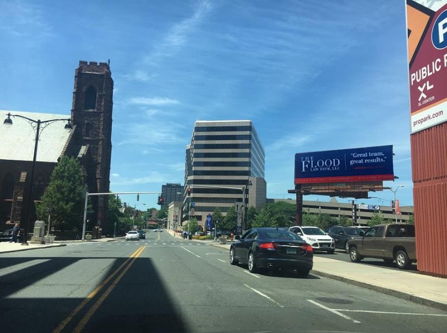 Photo of an outdoor ad in Hartford