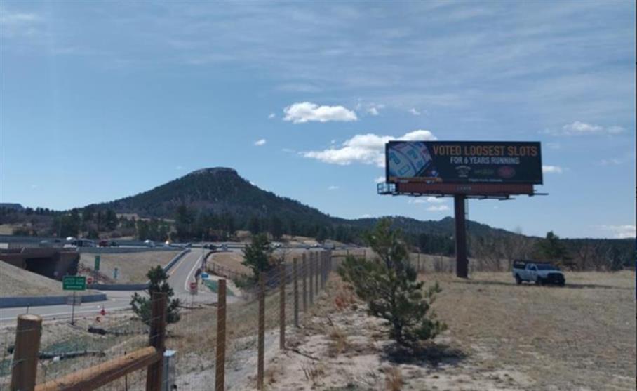 Photo of a billboard in Castle Rock