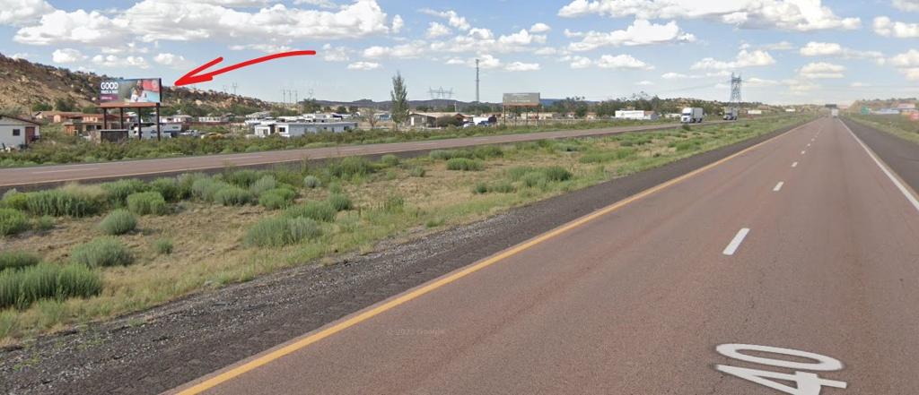 Photo of a billboard in Window Rock