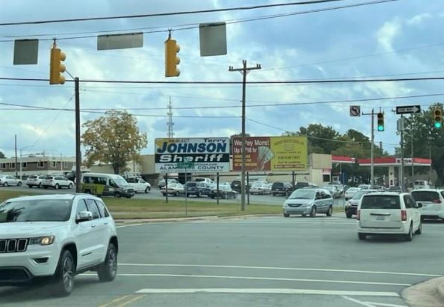 Photo of an outdoor ad in Burlington