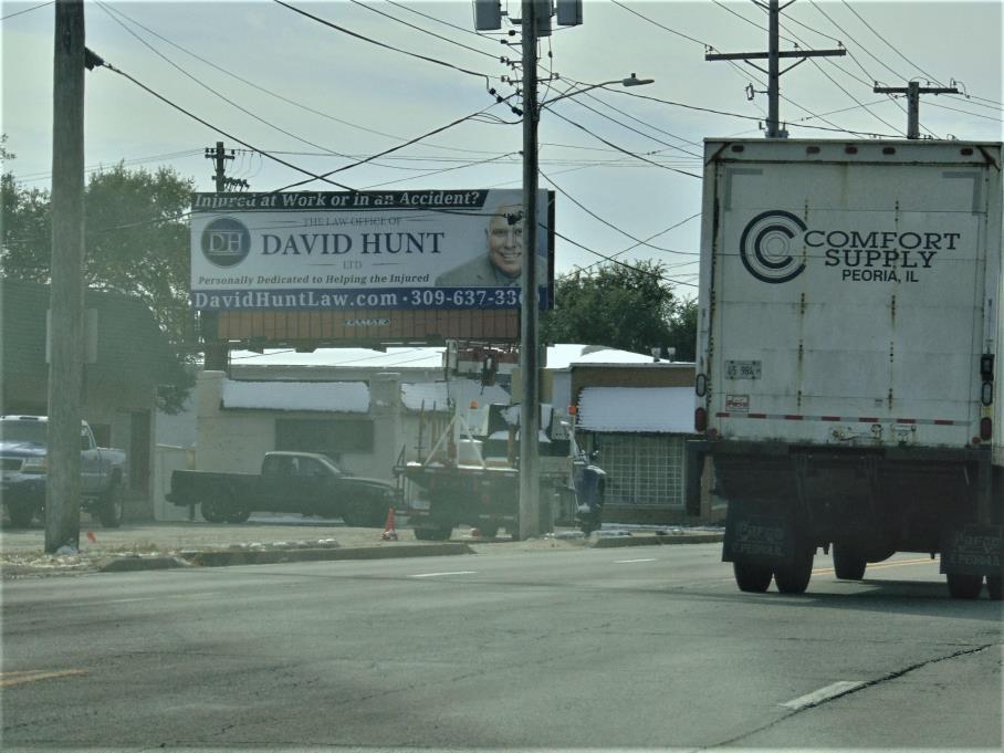 Photo of an outdoor ad in Peoria