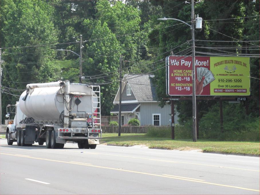 Photo of a billboard in Wallace