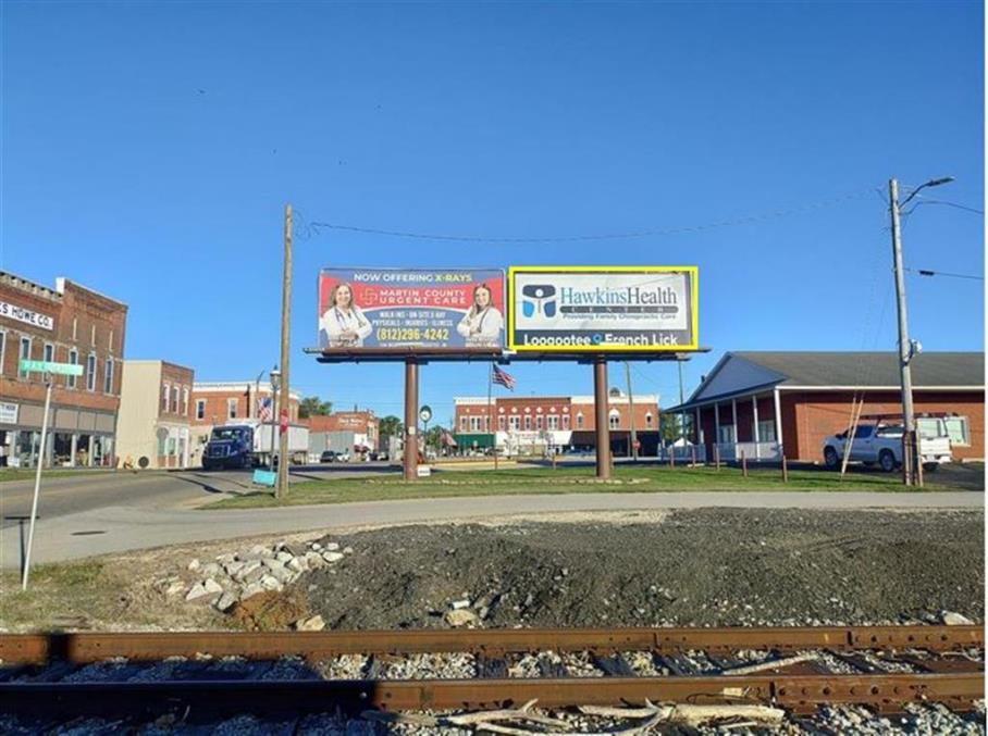 Photo of a billboard in Loogootee