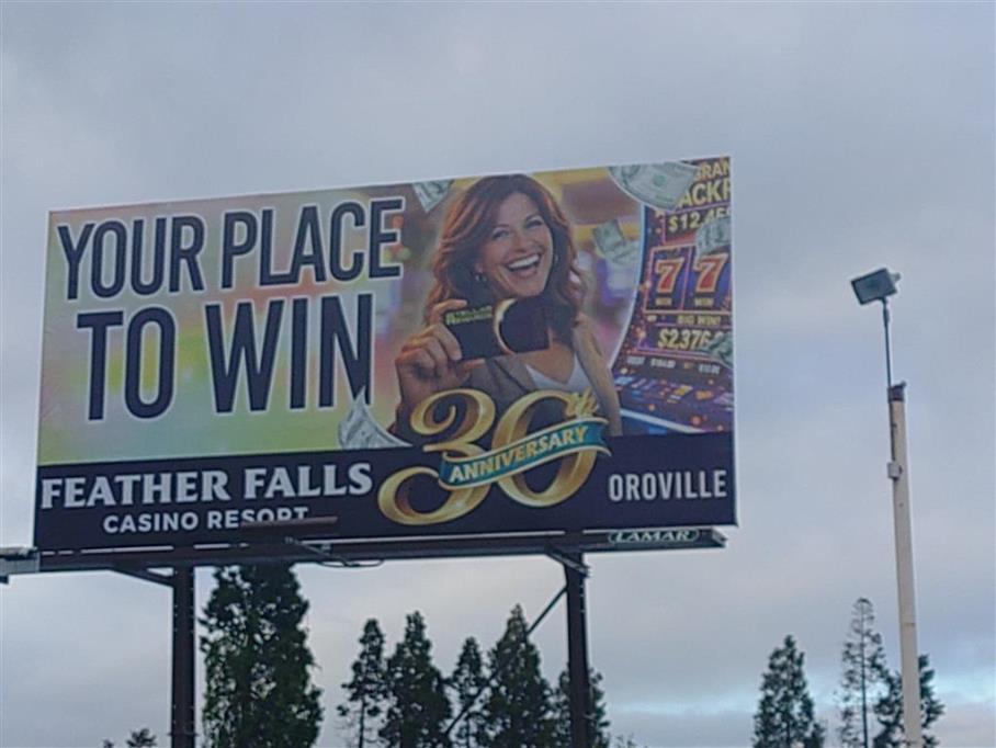 Photo of a billboard in Paradise