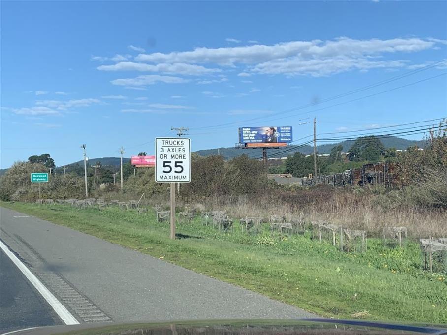 Photo of a billboard in Hydesville