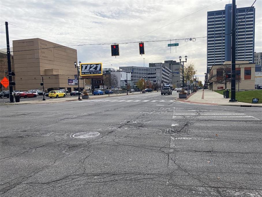 Photo of an outdoor ad in South Bend