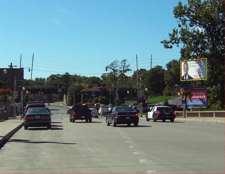 Photo of an outdoor ad in Elgin