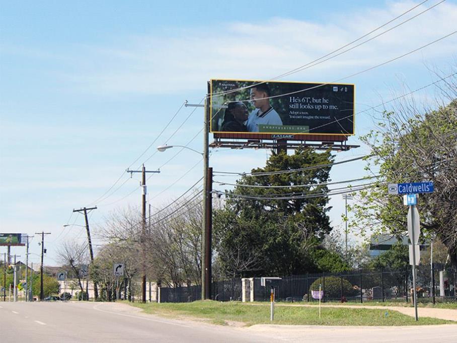 Photo of an outdoor ad in Pflugerville