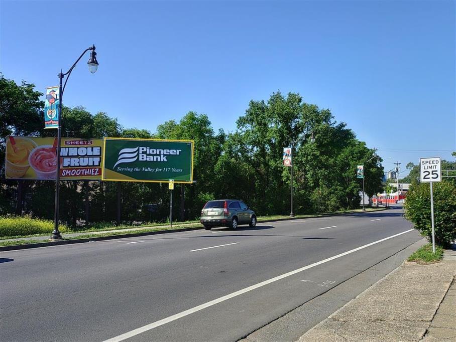Photo of an outdoor ad in Harrisonburg