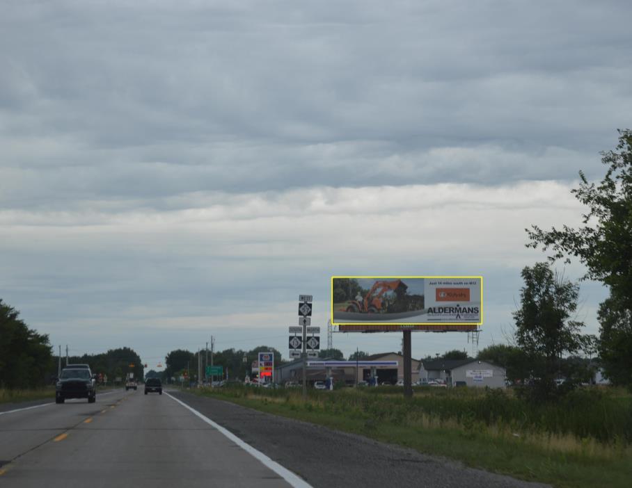 Photo of a billboard in Burt