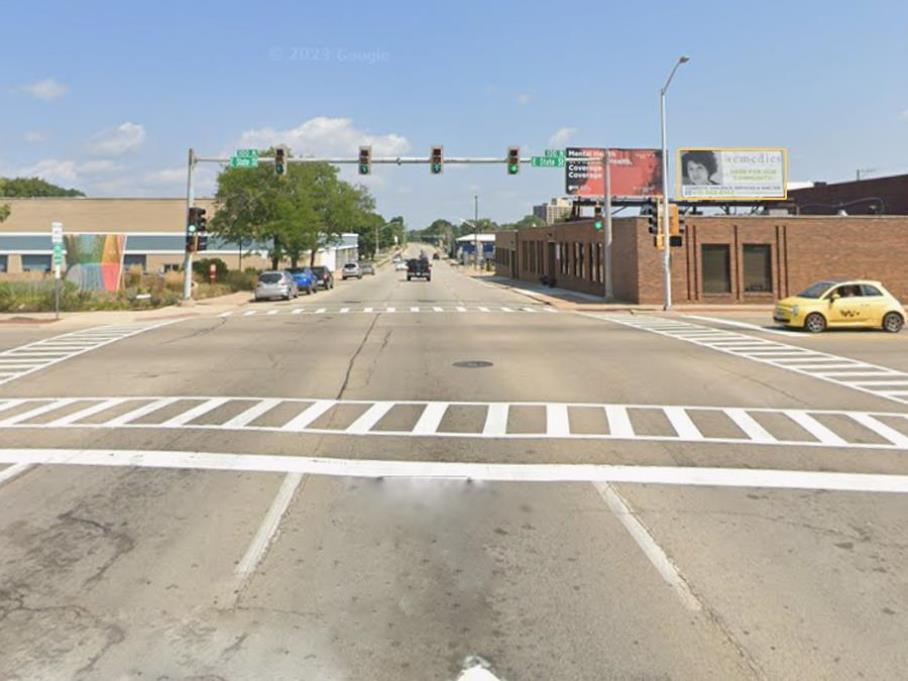 Photo of an outdoor ad in Rockford