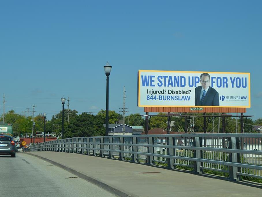 Photo of an outdoor ad in Saginaw