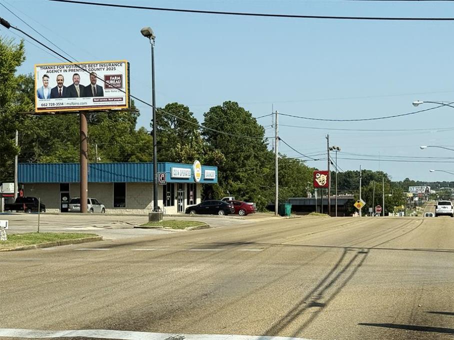 Photo of a billboard in Booneville